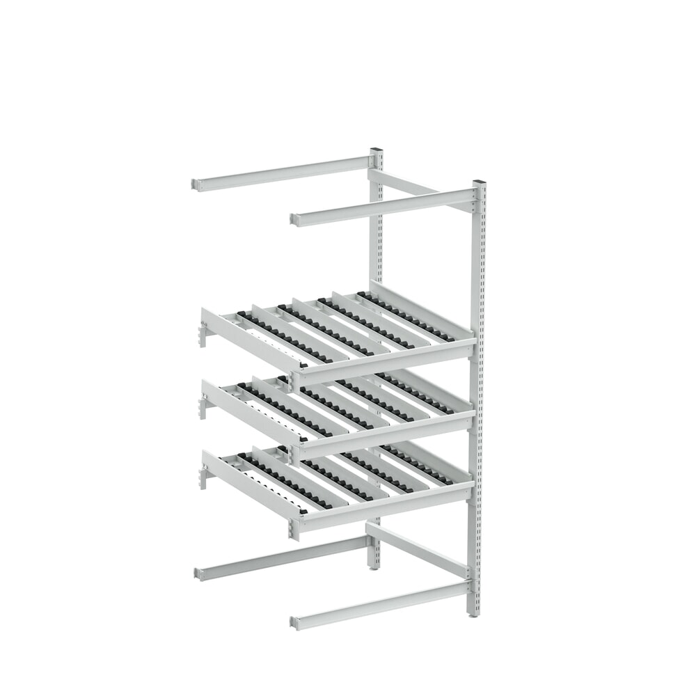 Illustration du produit: Rallonge latérale pour rayonnage de mise à disposition FIFO de TRESTON, ESD, HxlxP 1.860 x 933 x 805 mm
