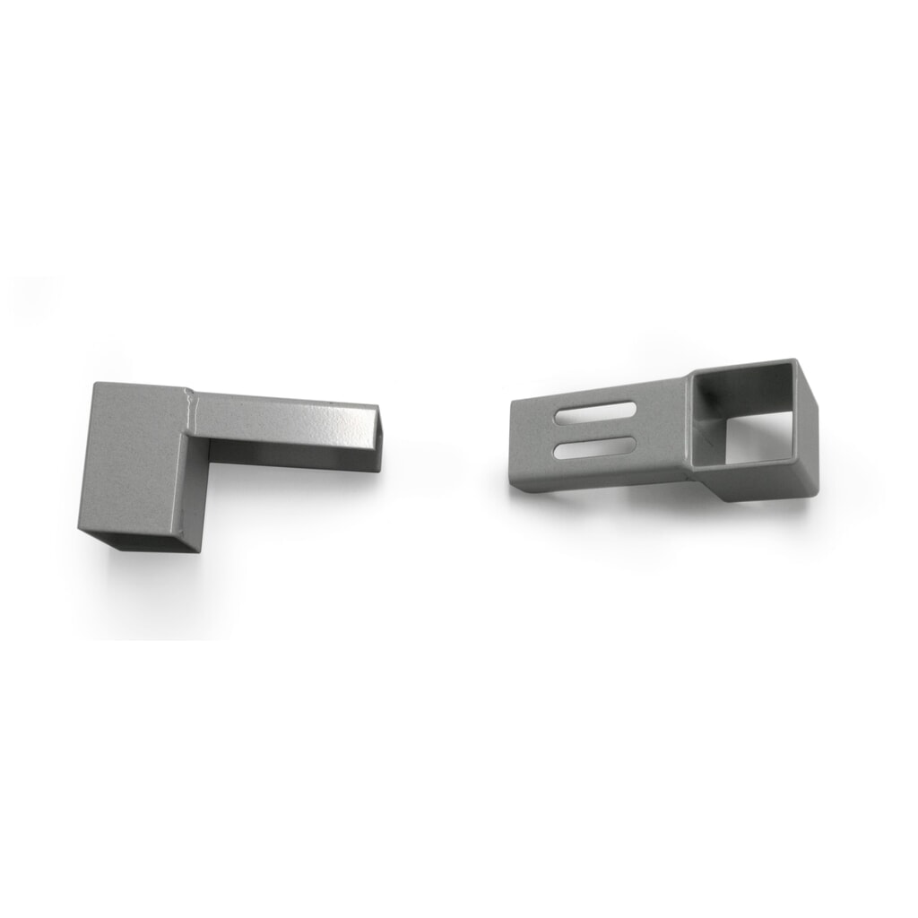 Kit support pour plaque perforée, gris clair N° de l'image du produit 1 : Kit support pour plaque perforée, gris clair