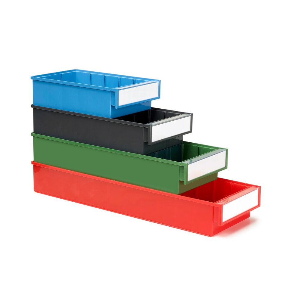 N° de l'image du produit 3 : Cloisons intermédiaires transversales pour systèmes de rangement à tiroirs, pour H x l x P 82 x 186 x 300/400 mm