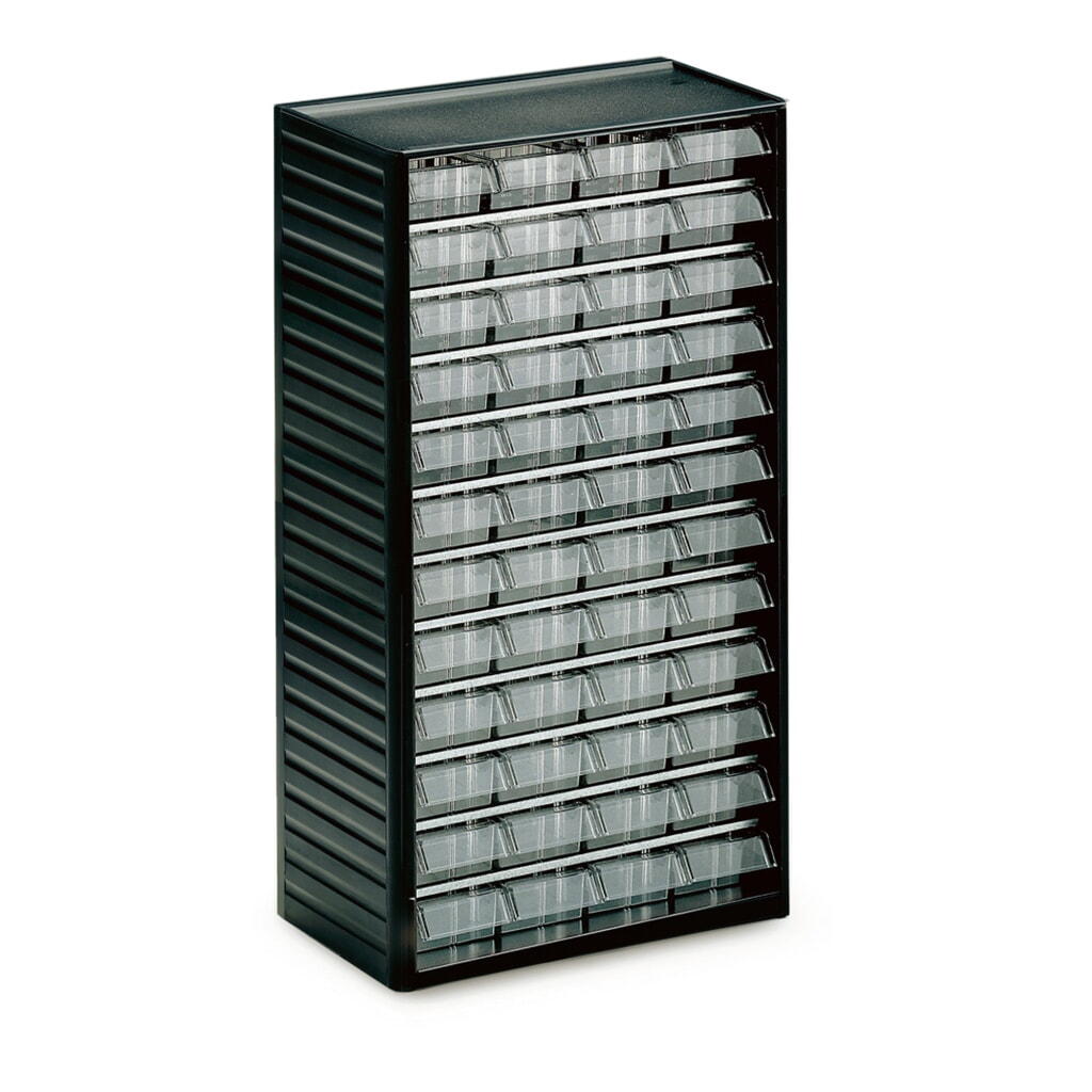 Illustration du produit: Système de rangement pour petites pièces Premium, hauteur 550 mm, 48 tiroirs