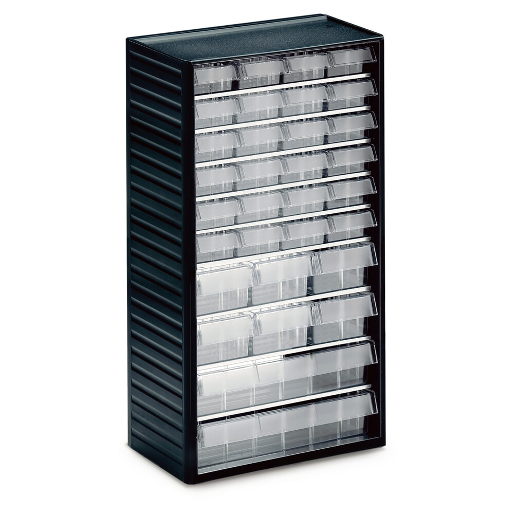 N° de l'image du produit 1 : Système de rangement pour petites pièces Premium, hauteur 550 mm, 32 tiroirs