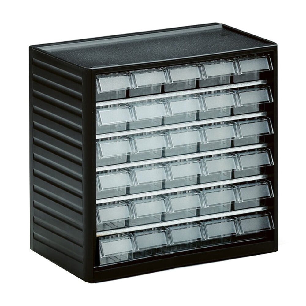 N° de l'image du produit 1 : Système de rangement Premium pour petites pièces, hauteur 290 mm, 30 tiroirs