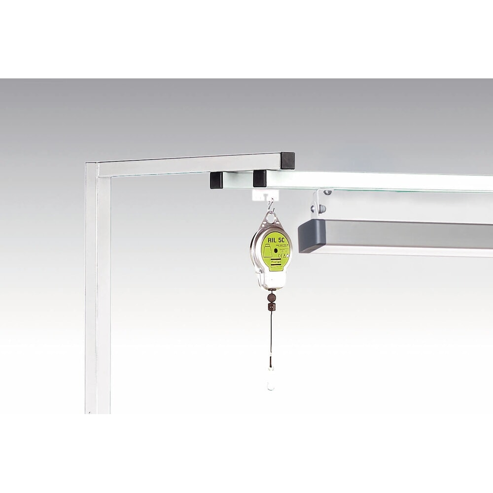N° de l'image du produit 3 : Porte-outils et rampe lumineuse pour tables de travail, largeur 1 500 mm