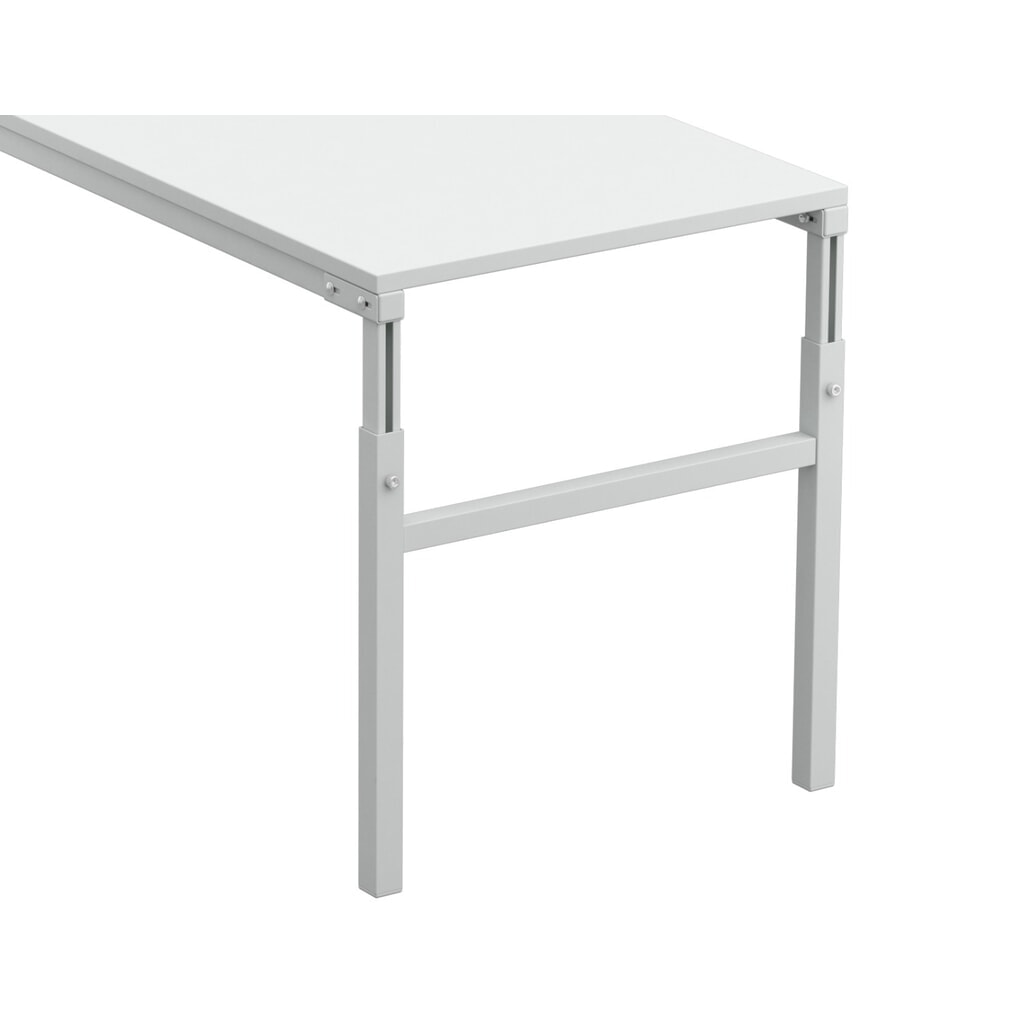 Table d’angle d’appoint pour système de poste de travail, réglable en hauteur, capacité de charge 150 kg, l x P 1 200 x 700 mm N° de l'image du produit 5 : Table d’angle d’appoint pour système de poste de travail, réglable en hauteur, capacité de charge 150 kg, l x P 1 200 x 700 mm