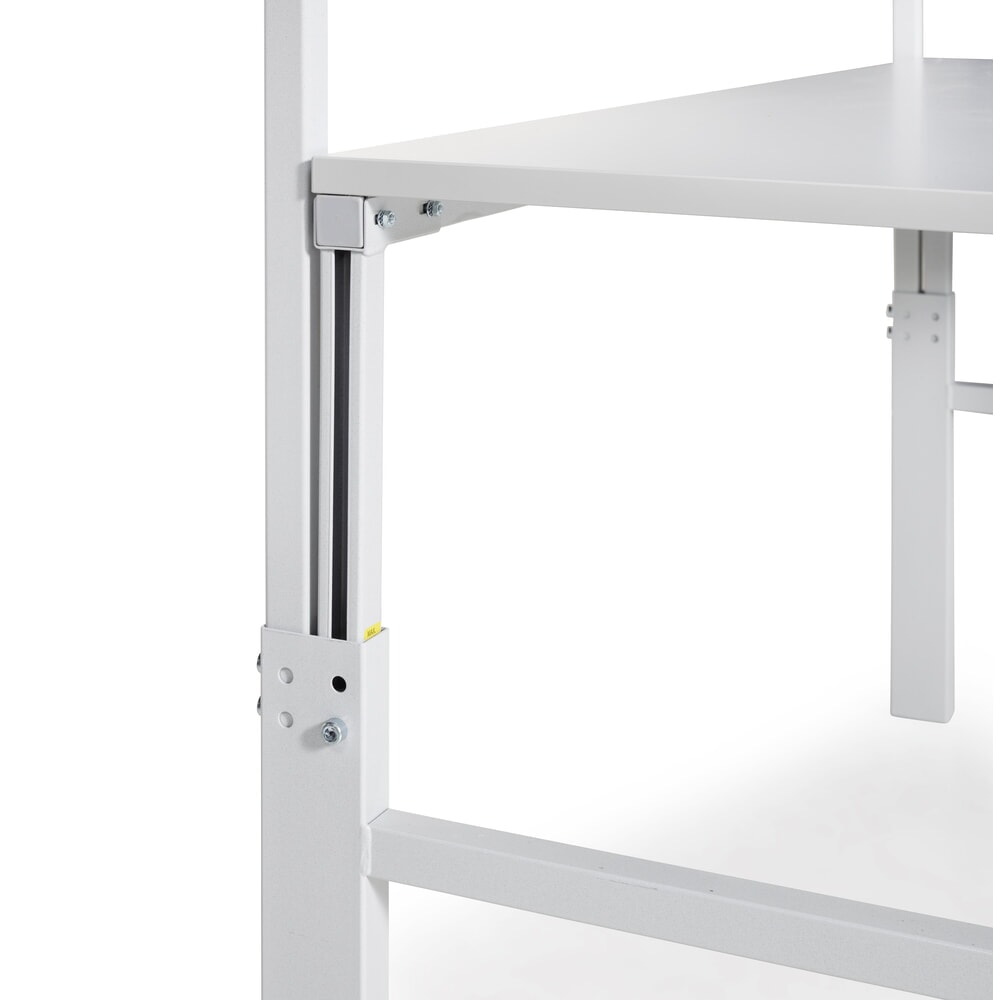 N° de l'image du produit 4 : Table de travail TRESTON TPH avec étagère, ESD, réglable en hauteur manuellement, lxP 1 200 x 700 mm