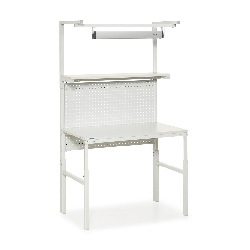 Kit support pour plaque perforée, gris clair N° de l'image du produit 5 : Kit support pour plaque perforée, gris clair