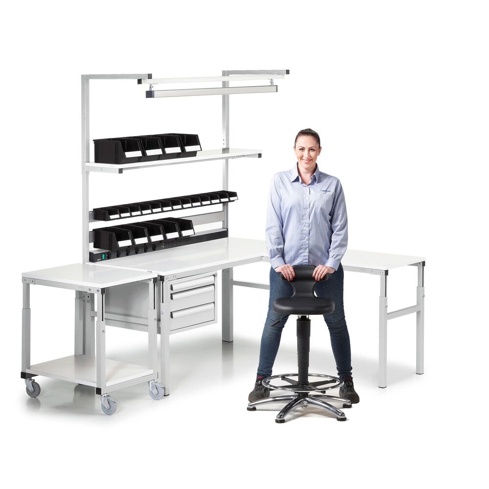 N° de l'image du produit 5 : Plateau inférieur pour servante TRESTON, ESD, lxP 1000 x 618 mm