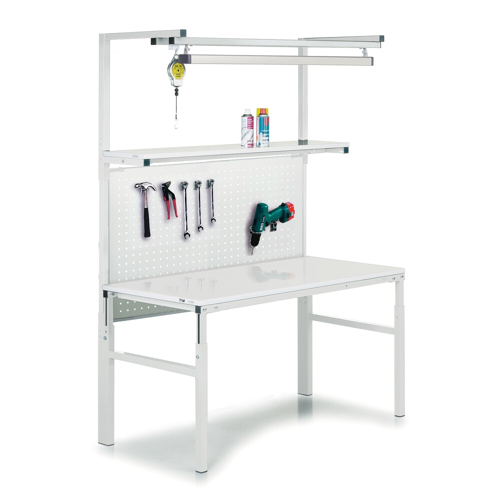 N° de l'image du produit 6 : Panneau perforé pour systèmes de poste de travail ergonomiques, pour largeur 1 200 mm