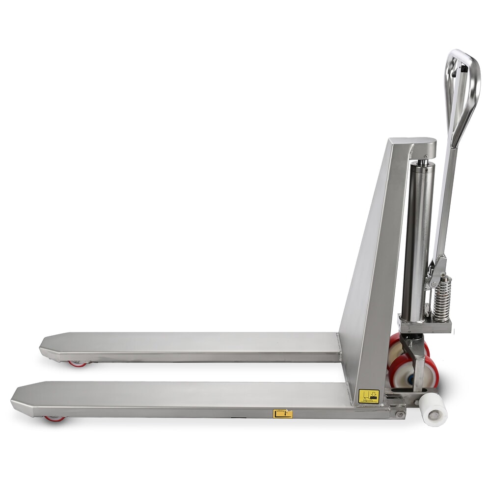N° de l'image du produit 5 : Transpalette à ciseaux en acier inoxydable Ameise® PTM 1.0 Scissor INOX, capacité de charge 1 000 kg, longueur de fourche 1 200 mm, nylon