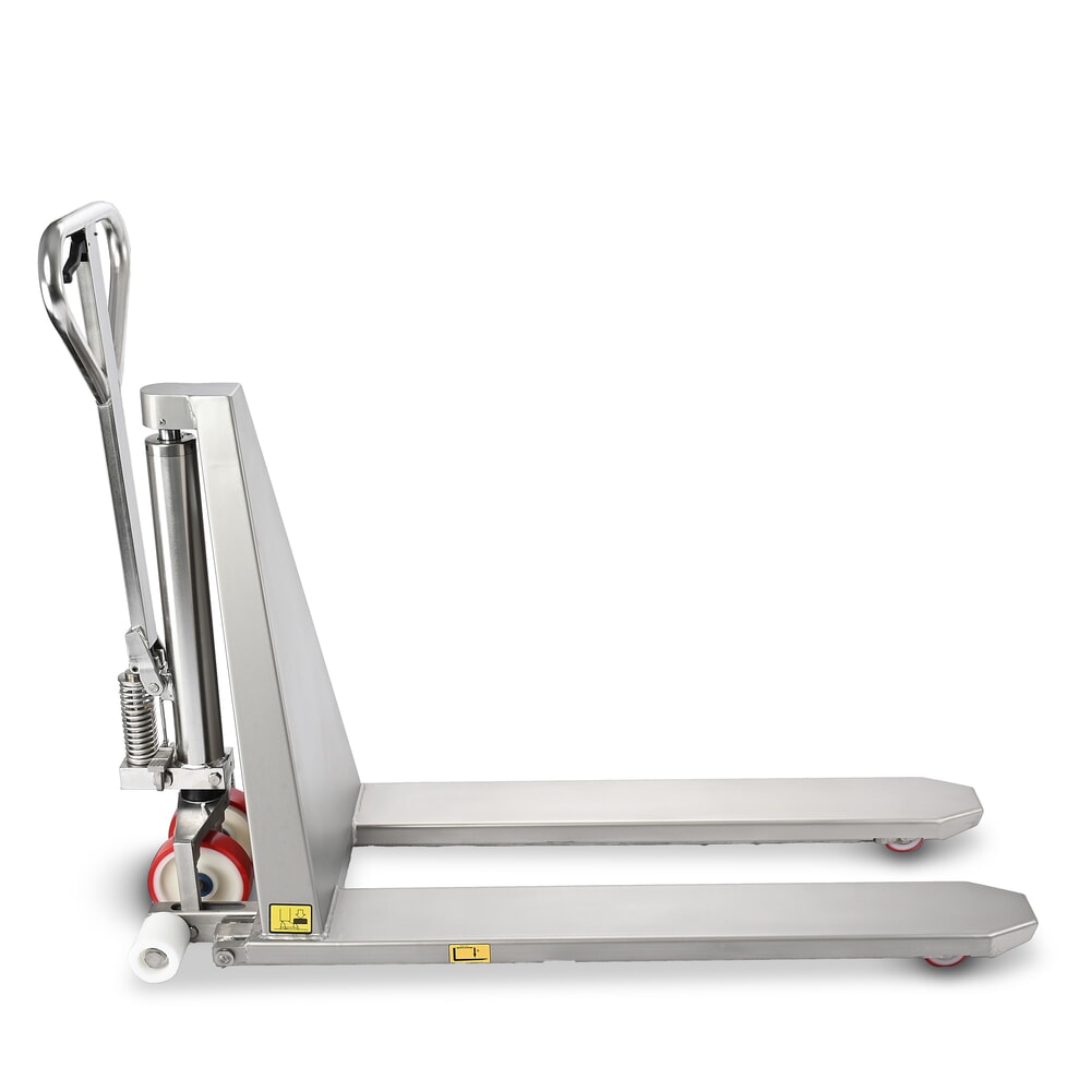 N° de l'image du produit 9 : Transpalette à ciseaux en acier inoxydable Ameise® PTM 1.0 Scissor INOX, capacité de charge 1 000 kg, longueur de fourche 1 200 mm, nylon