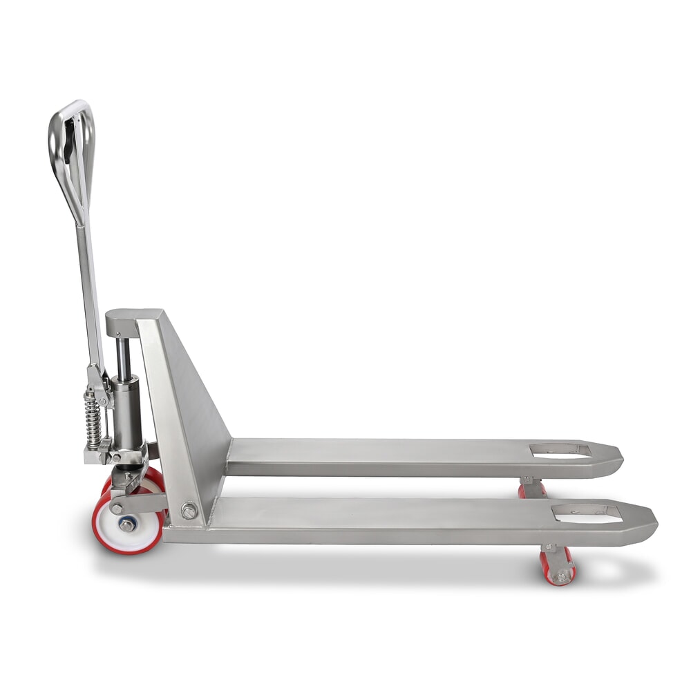 N° de l'image du produit 4 : Transpalette en acier inoxydable Ameise® PTM 2.0 INOX, capacité de charge 2 000 kg, longueur de fourche 1 150 mm, nylon