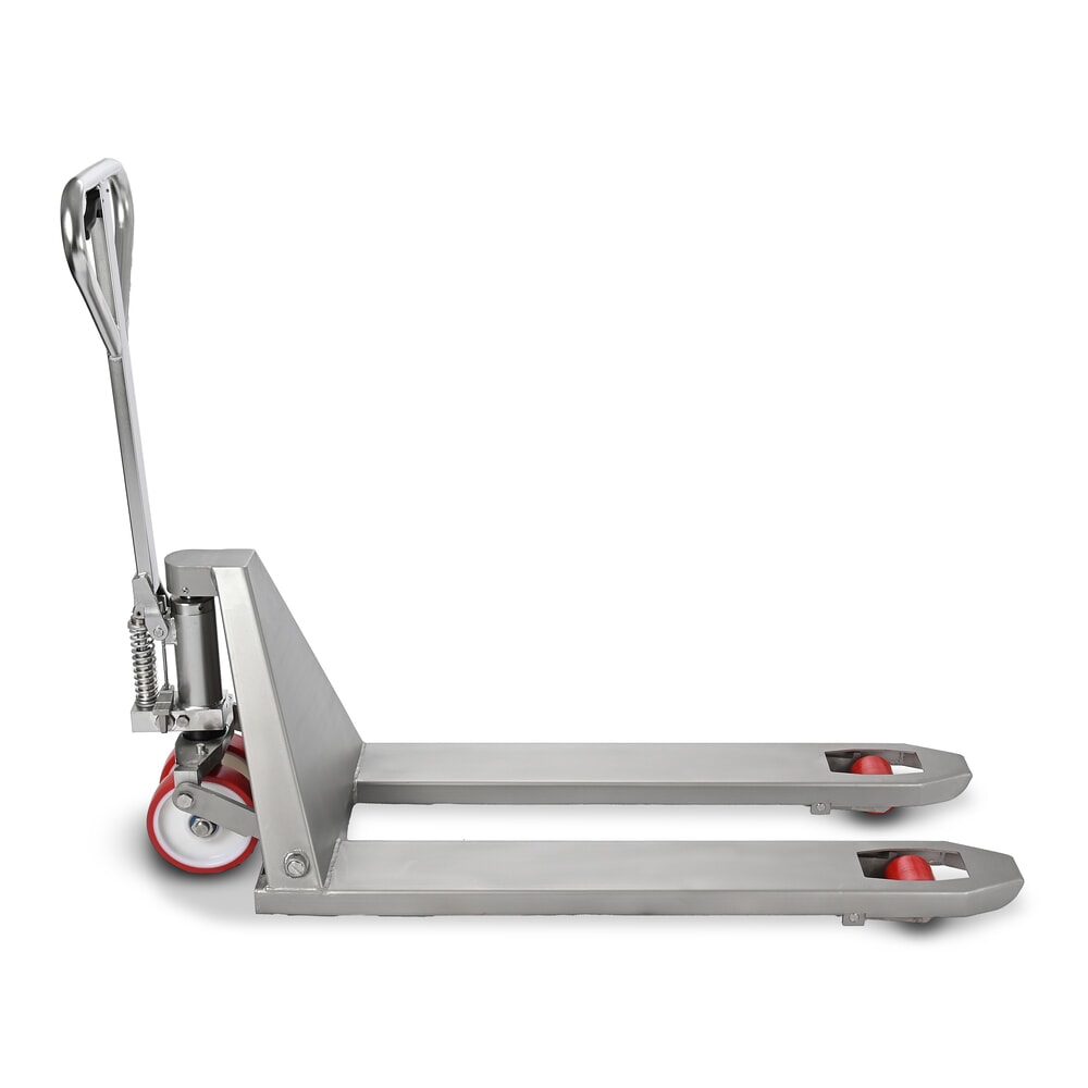 N° de l'image du produit 5 : Transpalette en acier inoxydable Ameise® PTM 2.0 INOX, capacité de charge 2 000 kg, longueur de fourche 1 150 mm, nylon