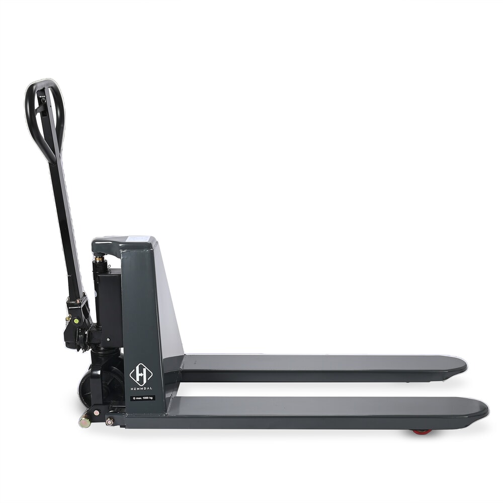 N° de l'image du produit 13 : Transpalette à ciseaux HEMMDAL PTM 1.0 Scissor, capacité de charge 1 000 kg, longueur des fourches 1 150 mm, polyuréthane, galets simples