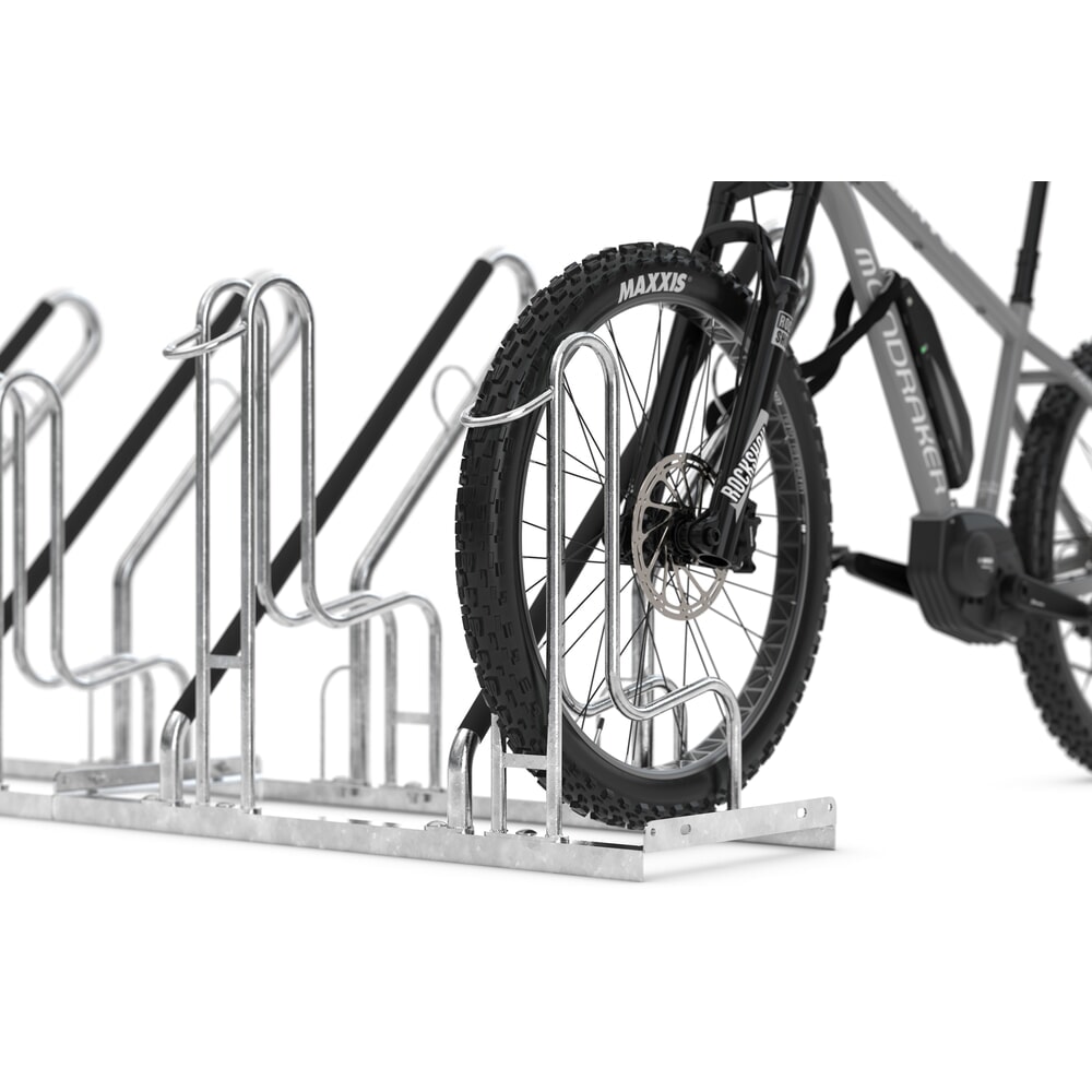 N° de l'image du produit 3 : wsm® abri à vélos Professional Köln, vitrage ESG, éclairage intégré, en kit, pour 6 vélos, H x l x P 2440 mm x 3180 mm x 2165 mm