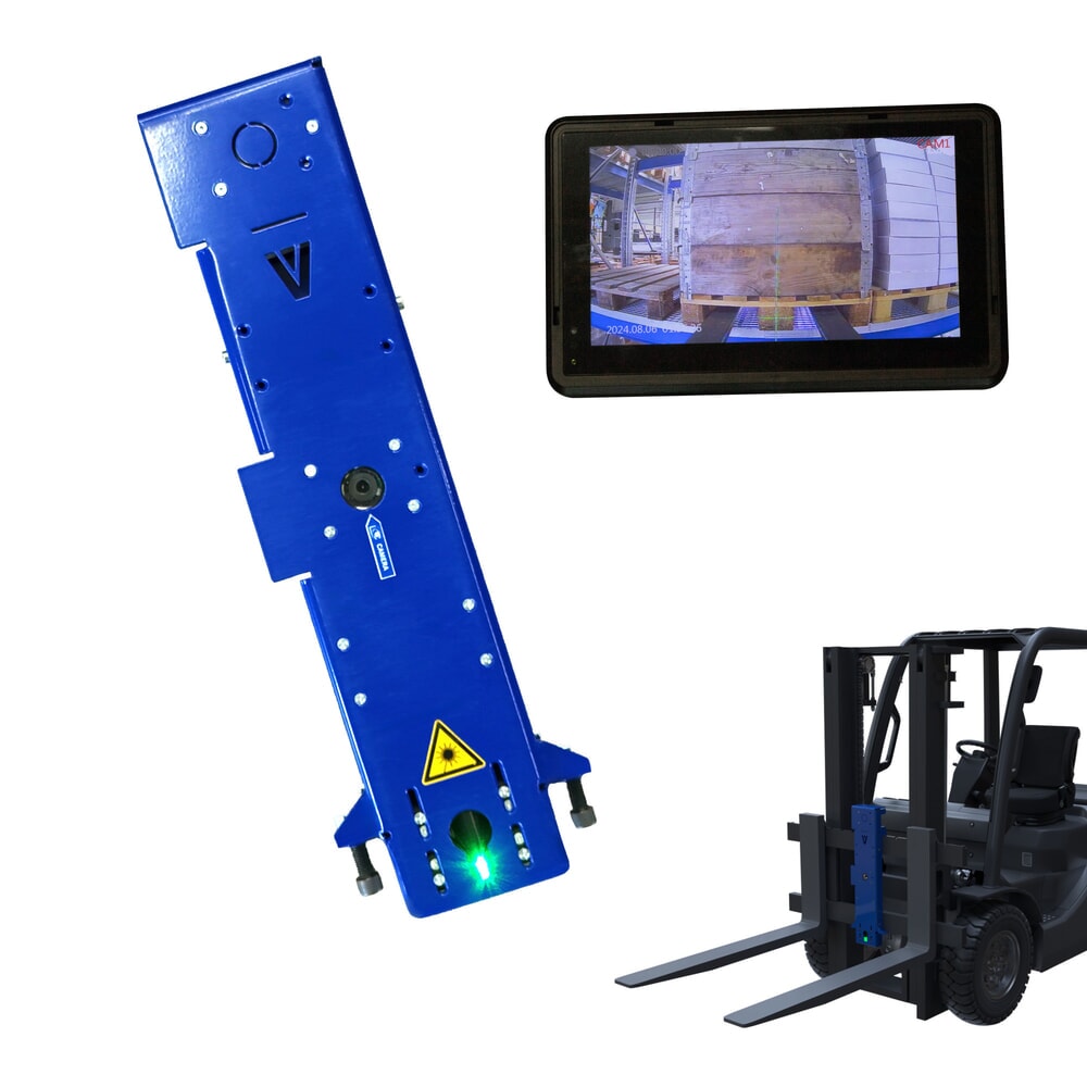 Illustration du produit: VETTER® LIZZARD Premium, système de guidage de fourche par laser et caméra, ISO 2A
