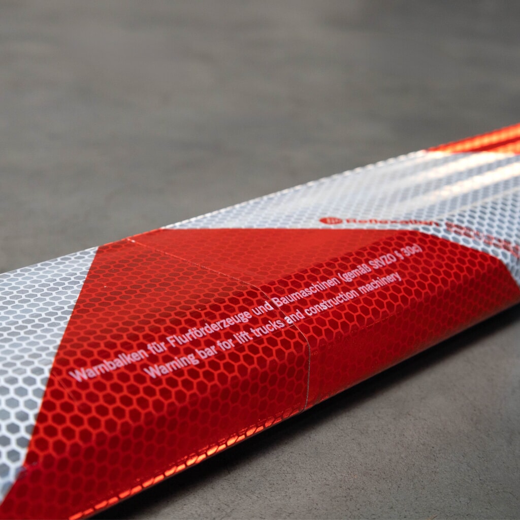 N° de l'image du produit 6 : Rampe lumineuse VETTER® ZEBRA pour bras de fourche avec aimants, HxlxP 80 x 1 000 x 45 mm
