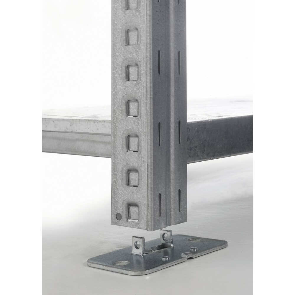 N° de l'image du produit 9 : ManOrga Rayonnage à tablettes, TA, avec tablettes en panneaux d'acier, FL 290 kg, galvanisé, H x l x P 2 500 x 1 300 x 600 mm