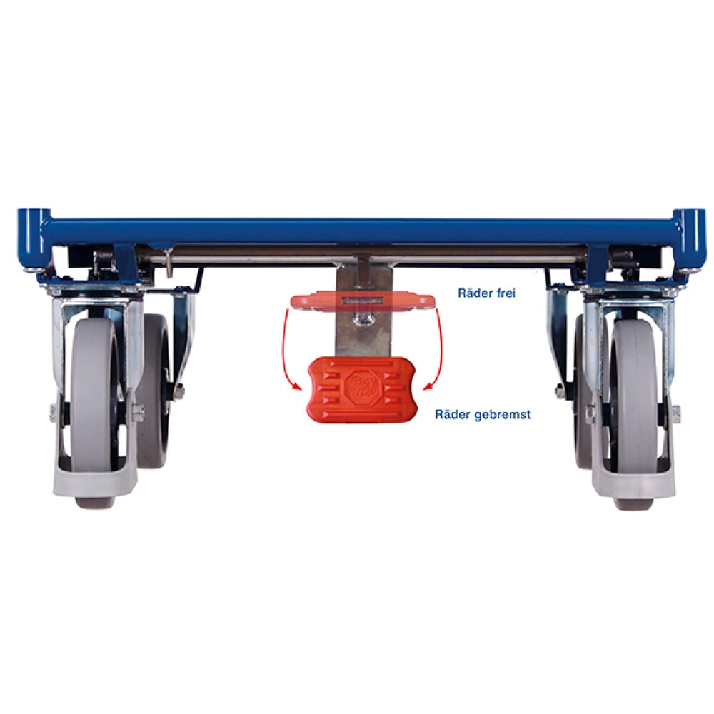N° de l'image du produit 2 : Chariot à dossier fixe VARIOfit®, zone de chargement LxP 700 x 1030 mm, capacité de charge 500 kg