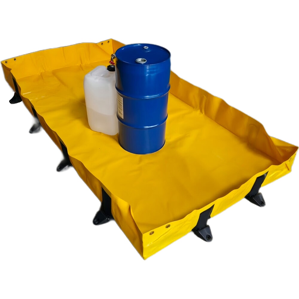 Illustration du produit: Bac de rétention Light pliable Steinbock® en PVC, H x l x P 203 x 1 200 x 2 400 mm, Contenance 602 l
