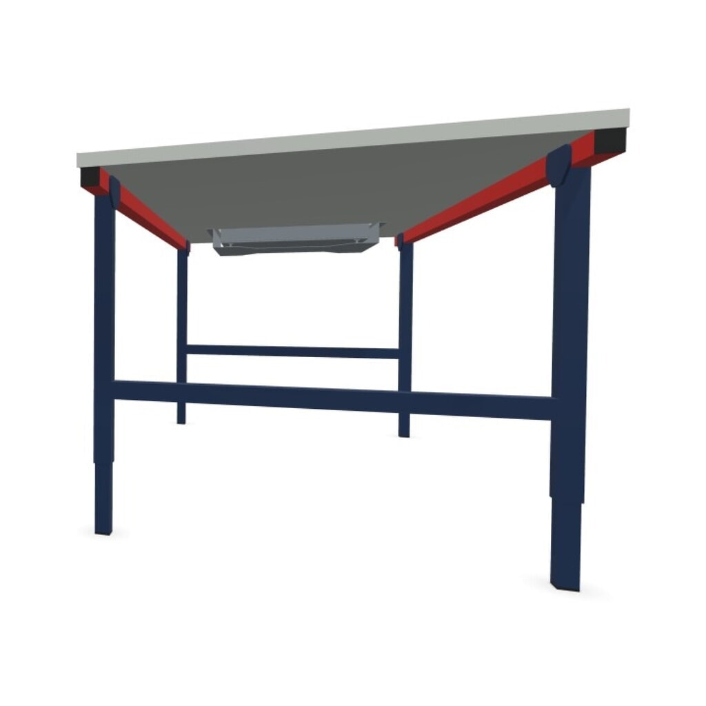 Rocholz Table d’emballage SYSTEM 2000 réglable manuellement en hauteur avec balance jusqu’à 60 kg, non soumise à l’homologation métrologique, H x l x P 690-960 x 2 000 x 920 mm N° de l'image du produit 5 : Rocholz Table d’emballage SYSTEM 2000 réglable manuellement en hauteur avec balance jusqu’à 60 kg, non soumise à l’homologation métrologique, H x l x P 690-960 x 2 000 x 920 mm