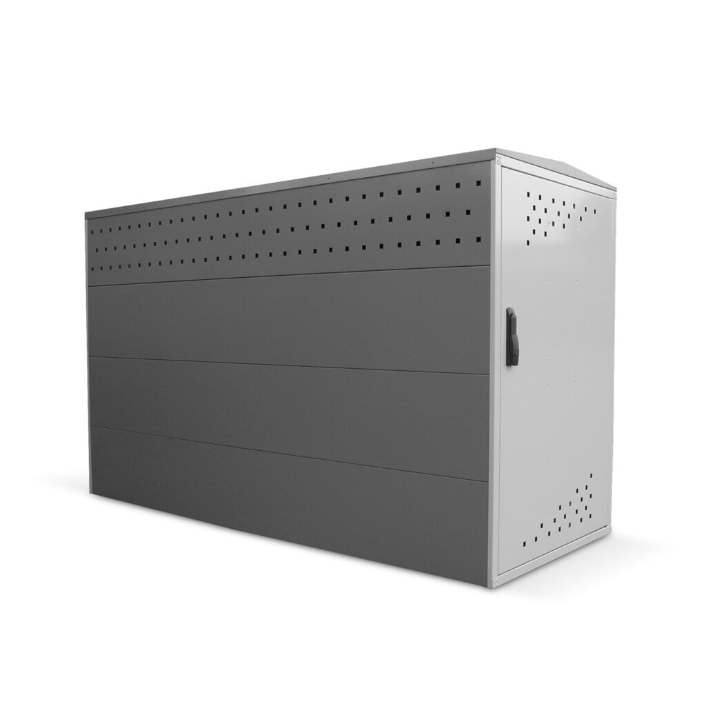 Illustration du produit: Garage pour vélos complet, HxLxP 1 250 x 800 x 2 050 mm