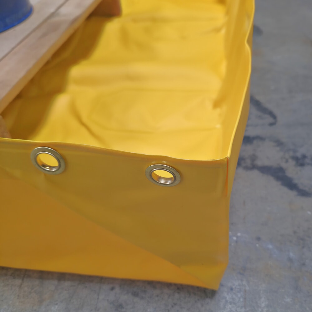 N° de l'image du produit 4 : Bac de rétention Light pliable Steinbock® en PVC, H x l x P 203 x 1 200 x 1 800 mm, Contenance 451 l