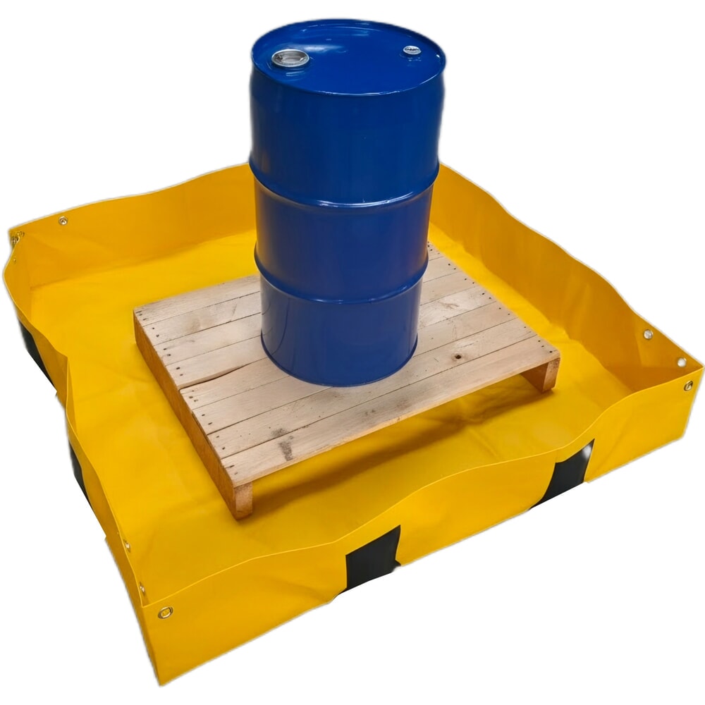Illustration du produit: Bac de rétention Light pliable Steinbock® en PVC, H x l x P 203 x 1 200 x 1 200 mm, Contenance 299 l
