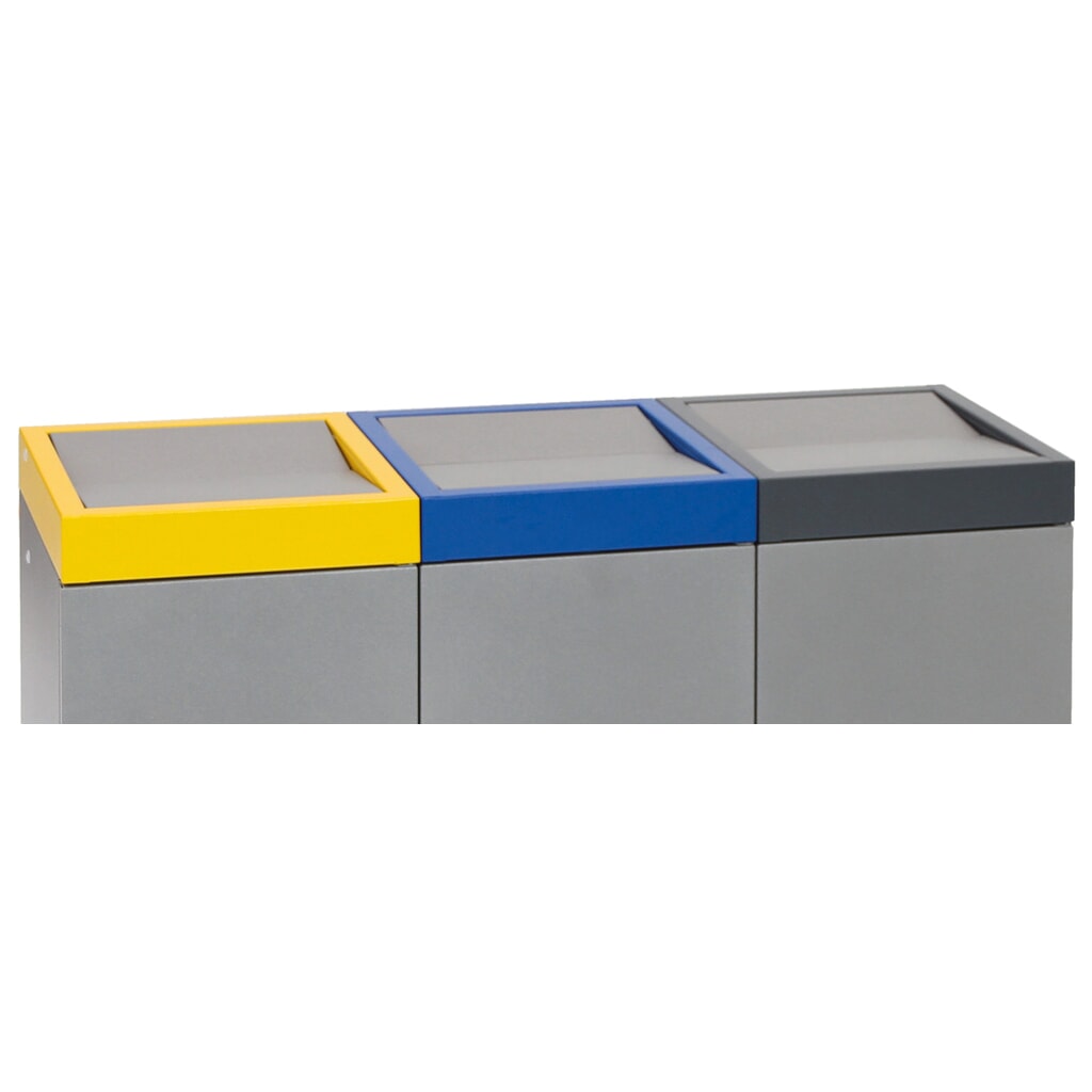 N° de l'image du produit 2 : Collecteur de déchets stumpf®, 3x 30 litres, multicolore