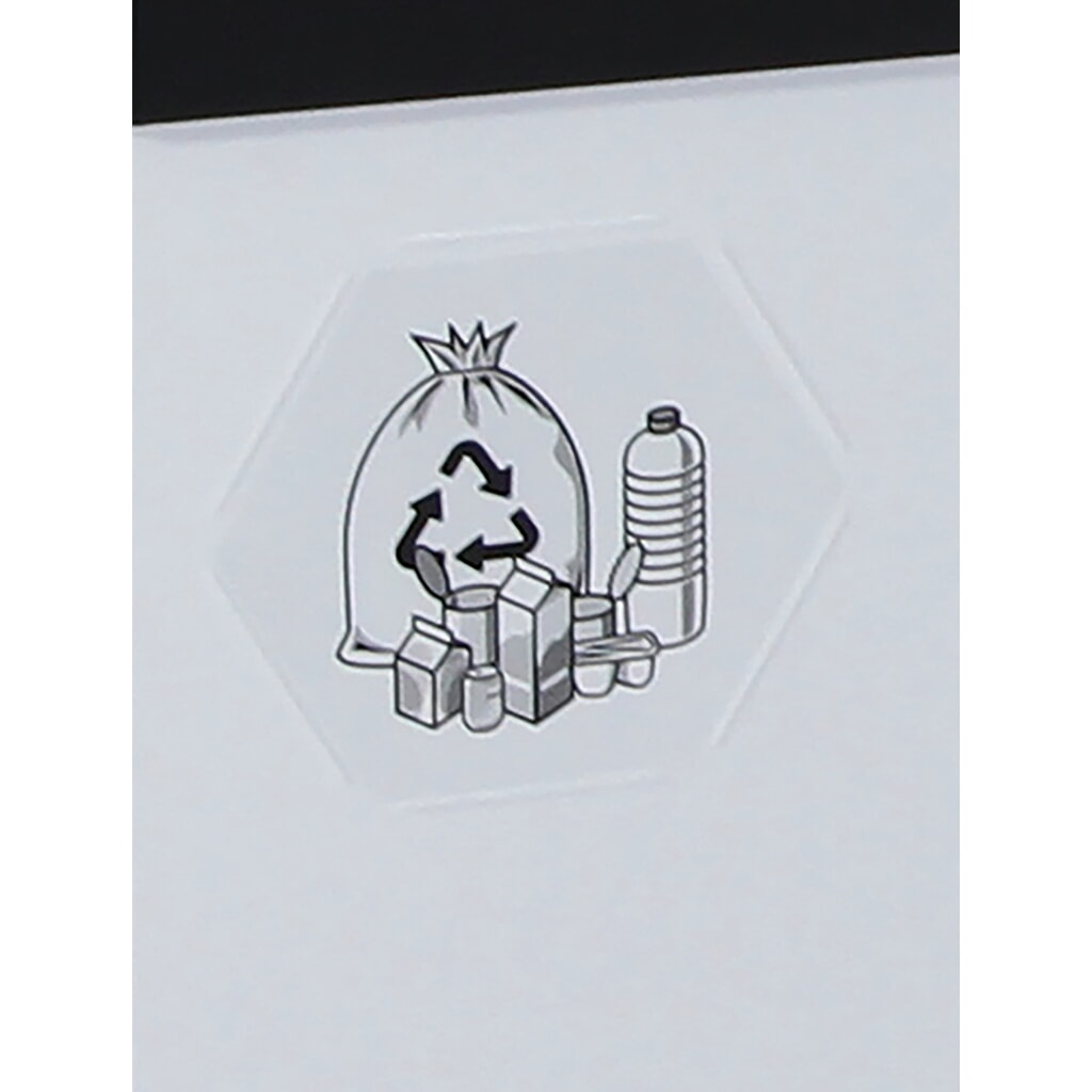 N° de l'image du produit 5 : Conteneur à déchets stumpf®, Sixco 4 swing gris clair
