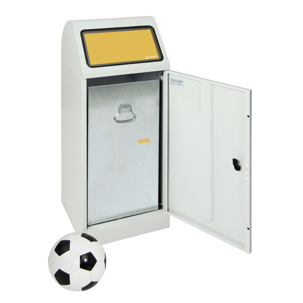 Collecteur de recyclage stumpf®, 70 litres, avec porte battante et cuve intérieure N° de l'image du produit 3 : Collecteur de recyclage stumpf®, 70 litres, avec porte battante et cuve intérieure