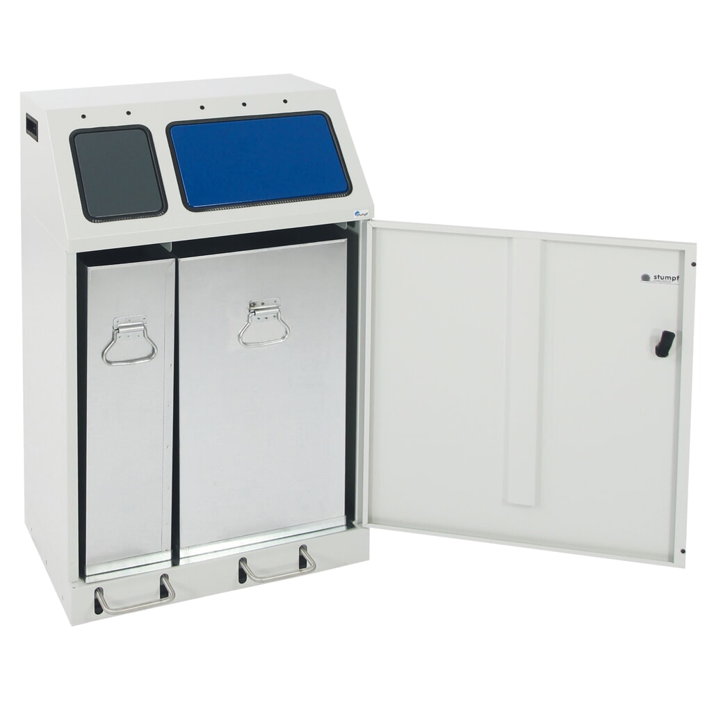 Collecteur de matériaux compact stumpf® à pédale, 1 x 30, 1 x 60 l N° de l'image du produit 11 : Collecteur de matériaux compact stumpf® à pédale, 1 x 30, 1 x 60 l