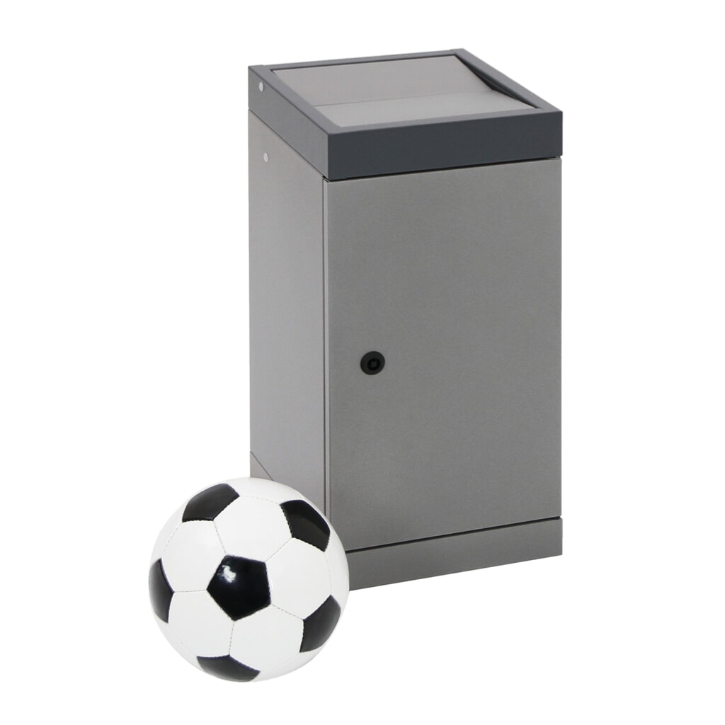 N° de l'image du produit 5 : Collecteur de déchets stumpf®, 1x 70 litres, couvercle anthracite