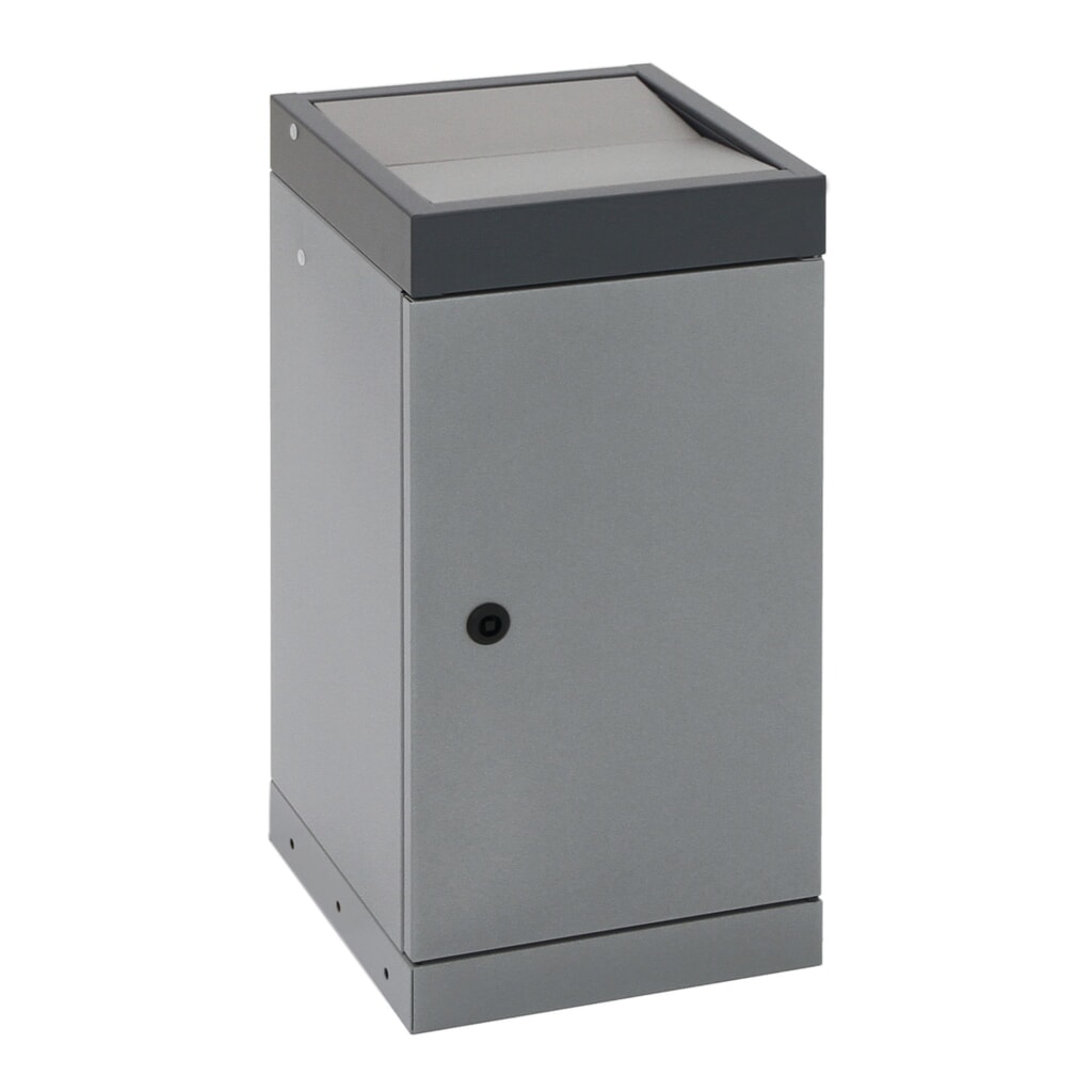 Collecteur de déchets stumpf®, 1x 30 litres, couvercle anthracite N° de l'image du produit 6 : Collecteur de déchets stumpf®, 1x 30 litres, couvercle anthracite