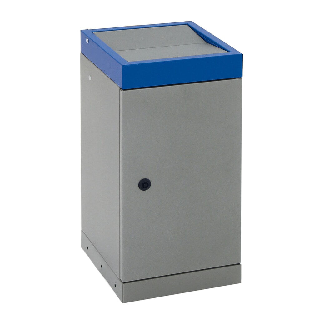 N° de l'image du produit 6 : Collecteur de déchets stumpf®, 1x 30 litres, couvercle bleu