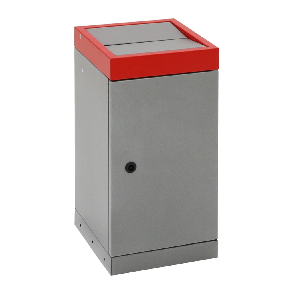 N° de l'image du produit 6 : Collecteur de déchets stumpf®, 1x 70 litres, couvercle rouge