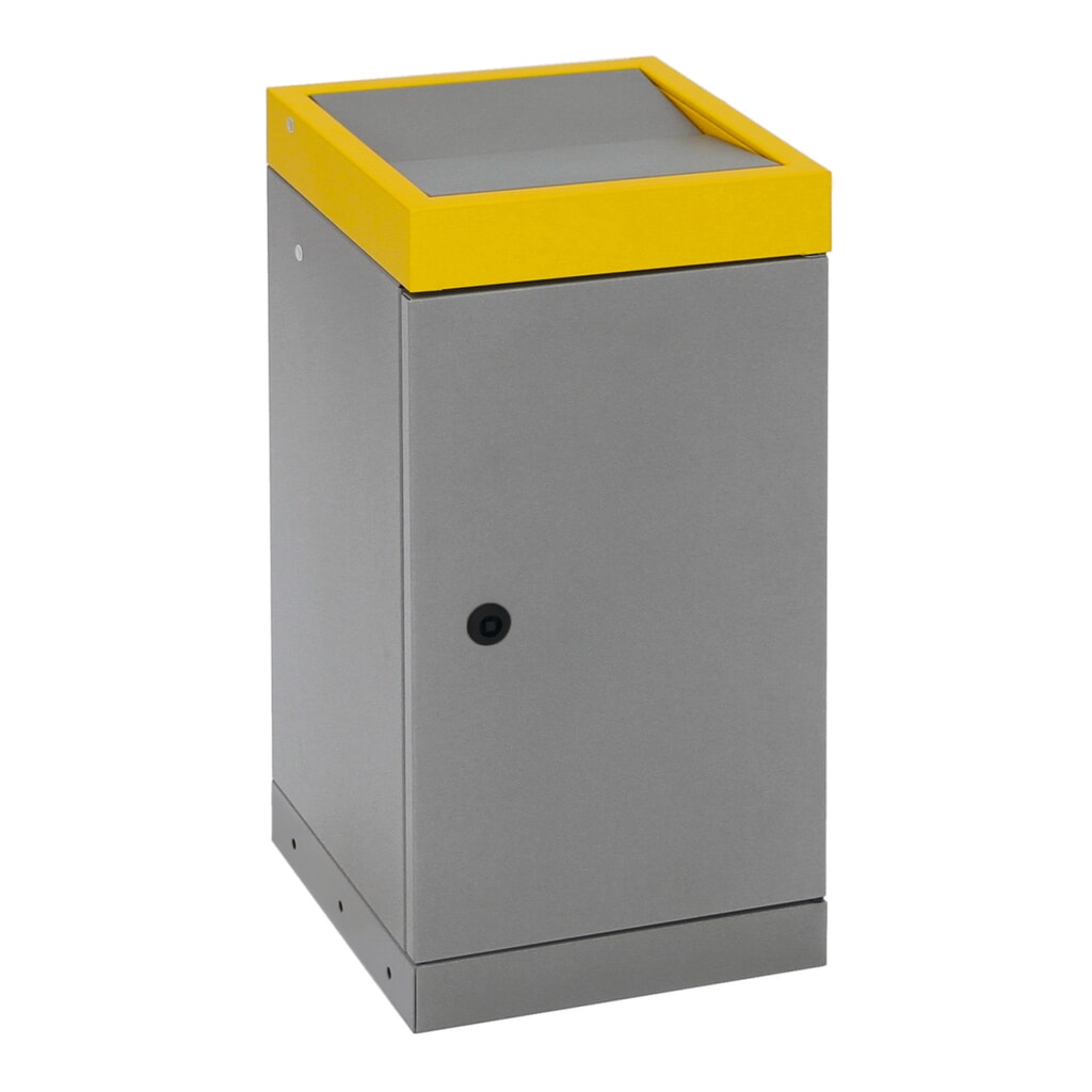 Collecteur de déchets stumpf®, 1x 70 litres, couvercle jaune N° de l'image du produit 6 : Collecteur de déchets stumpf®, 1x 70 litres, couvercle jaune