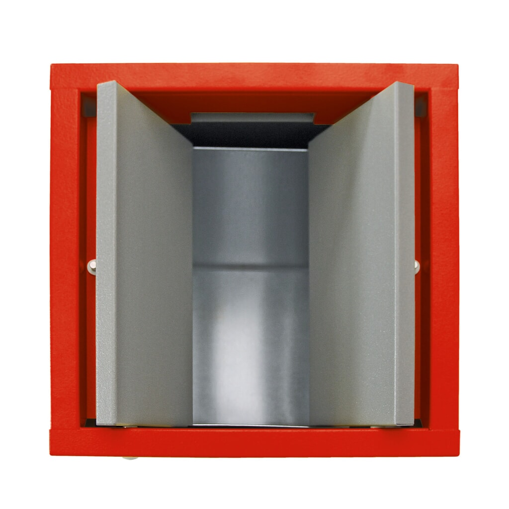 Collecteur de déchets stumpf®, 1x 70 litres, couvercle rouge N° de l'image du produit 7 : Collecteur de déchets stumpf®, 1x 70 litres, couvercle rouge
