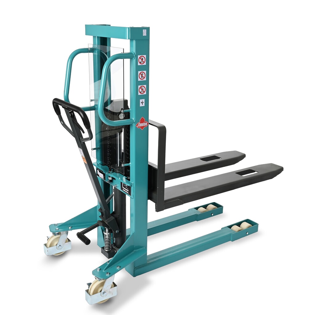 N° de l'image du produit 6 : Chariot élévateur hydraulique Ameise® PSM 1.0 avec monomât, hauteur d’élévation 1 000 mm, capacité de charge 1 000 kg