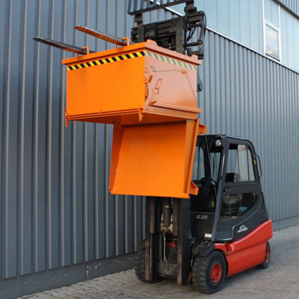 N° de l'image du produit 2 : Conteneur à fond pliable avec câble de traction, volume 0.75 m³, gris anthracite