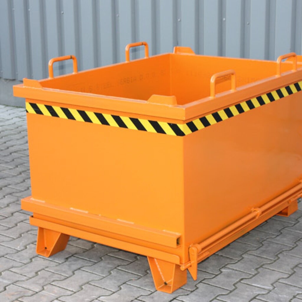 N° de l'image du produit 3 : Conteneur inférieur pliable avec câble de traction, volume 1 m³, bleu gentiane