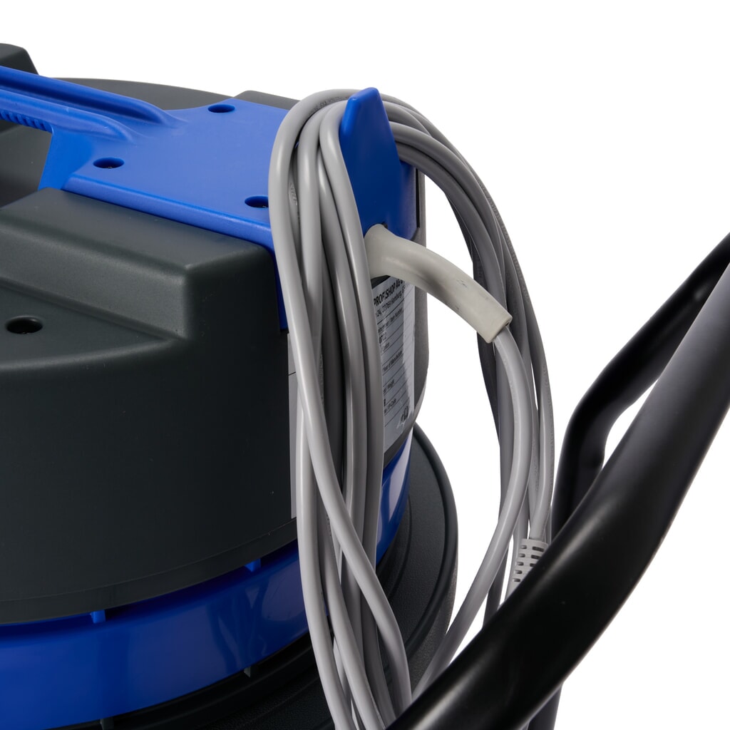 Aspirateur industriel HEMMDAL, eau + poussière, cuve en plastique, 2 000 W, 70 l, châssis basculant, dossier de poussée, tuyau de vidange N° de l'image du produit 7 : Aspirateur industriel HEMMDAL, eau + poussière, cuve en plastique, 2 000 W, 70 l, châssis basculant, dossier de poussée, tuyau de vidange