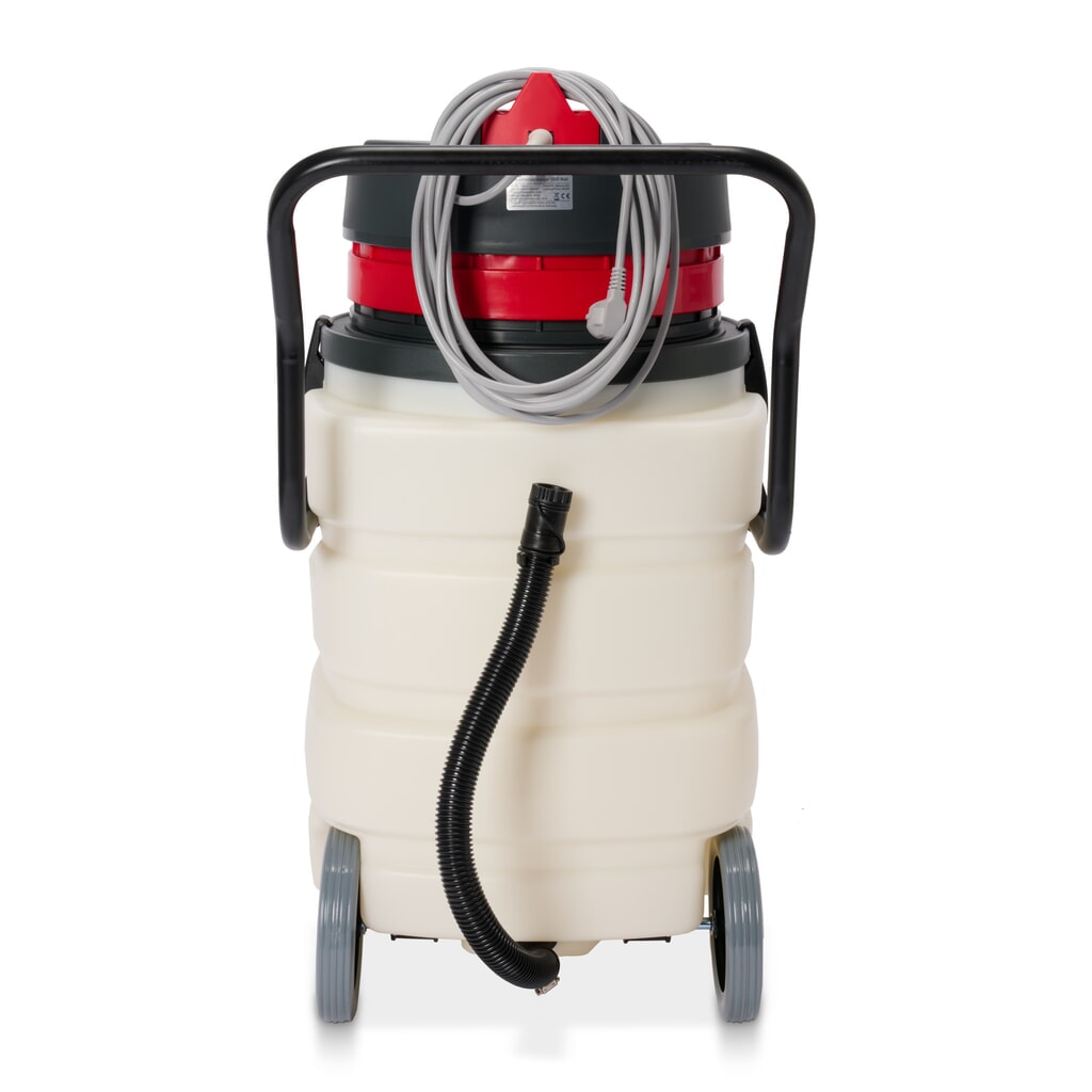Aspirateur industriel HEMMDAL, eau + poussière, cuve en plastique, 3 000 W, 90 l, dossier de poussée, tuyau de vidange N° de l'image du produit 5 : Aspirateur industriel HEMMDAL, eau + poussière, cuve en plastique, 3 000 W, 90 l, dossier de poussée, tuyau de vidange