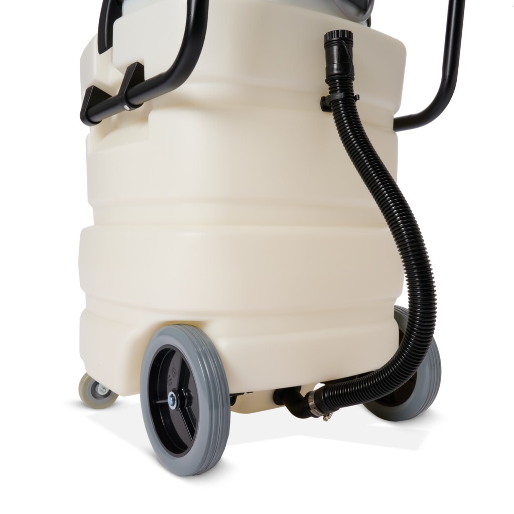 Aspirateur industriel HEMMDAL, eau + poussière, cuve en plastique, 3 000 W, 90 l, dossier de poussée, tuyau de vidange N° de l'image du produit 6 : Aspirateur industriel HEMMDAL, eau + poussière, cuve en plastique, 3 000 W, 90 l, dossier de poussée, tuyau de vidange