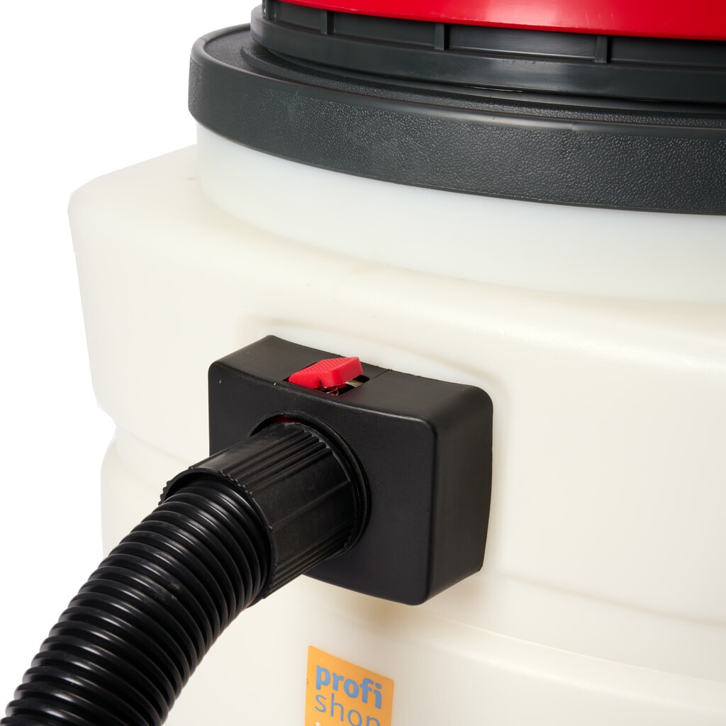 Aspirateur industriel HEMMDAL, eau + poussière, cuve en plastique, 3 000 W, 90 l, dossier de poussée, tuyau de vidange N° de l'image du produit 8 : Aspirateur industriel HEMMDAL, eau + poussière, cuve en plastique, 3 000 W, 90 l, dossier de poussée, tuyau de vidange
