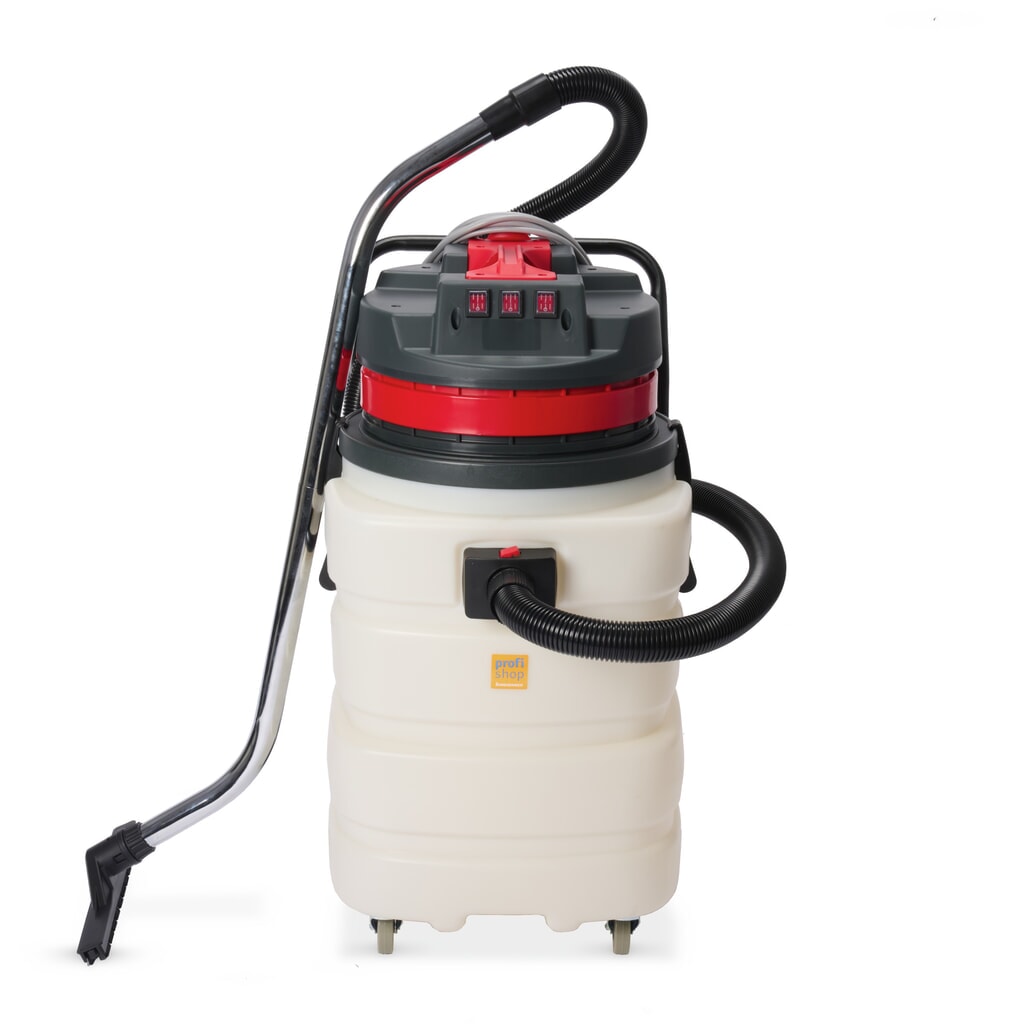 Aspirateur industriel HEMMDAL, eau + poussière, cuve en plastique, 3 000 W, 90 l, dossier de poussée, tuyau de vidange N° de l'image du produit 9 : Aspirateur industriel HEMMDAL, eau + poussière, cuve en plastique, 3 000 W, 90 l, dossier de poussée, tuyau de vidange