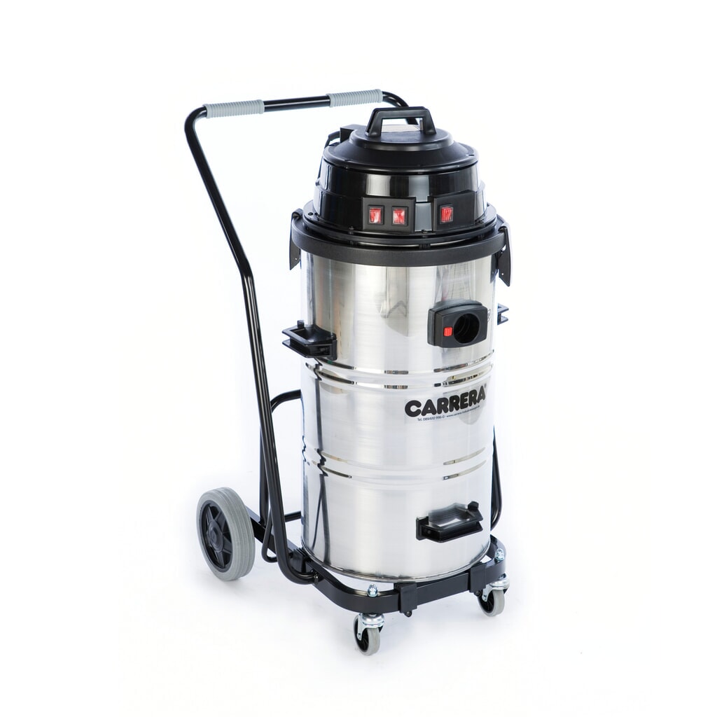 Aspirateur industriel CARRERA® 90.03 K, châssis mobile basculant, eau et poussières, 3240 W, 77 L Illustration du produit: Aspirateur industriel CARRERA® 90.03 K, châssis mobile basculant, eau et poussières, 3240 W, 77 L