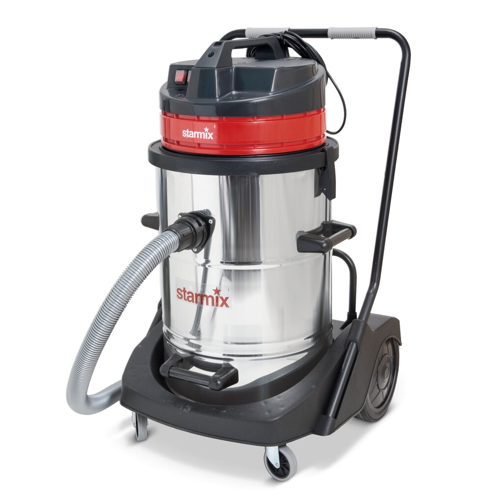 Aspirateur industriel starmix Power, châssis mobile basculant, eau et poussières, 2 400 W, 78 l Illustration du produit: Aspirateur industriel starmix Power, châssis mobile basculant, eau et poussières, 2 400 W, 78 l