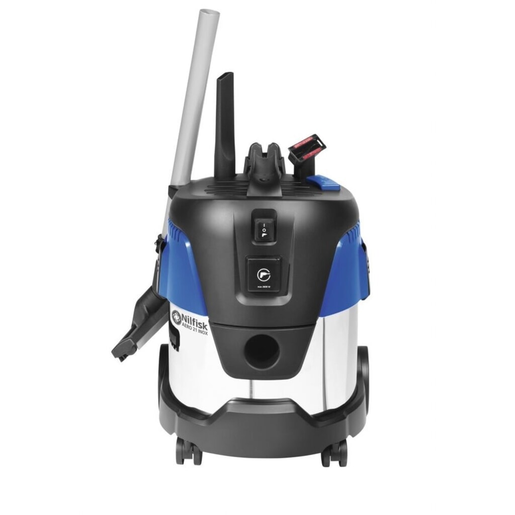 Aspirateur eau/poussière Nilfisk® AERO 21-21 PC INOX + prise d’appareils, 1 250 W, 20 l N° de l'image du produit 3 : Aspirateur eau/poussière Nilfisk® AERO 21-21 PC INOX + prise d’appareils, 1 250 W, 20 l