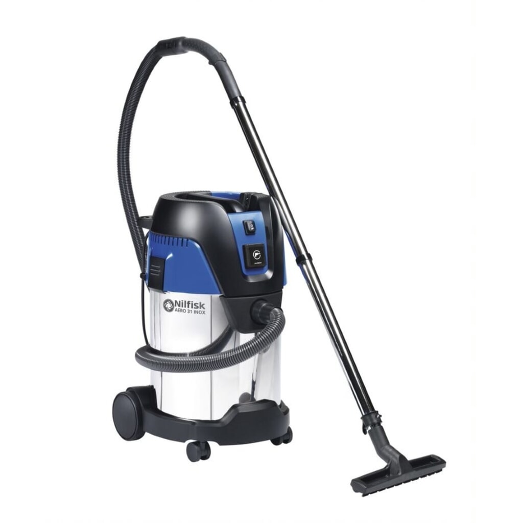 Aspirateur eau/poussière Nilfisk® AERO 31-21 PC INOX, eau + poussière, 1 250 W, 30 l N° de l'image du produit 3 : Aspirateur eau/poussière Nilfisk® AERO 31-21 PC INOX, eau + poussière, 1 250 W, 30 l