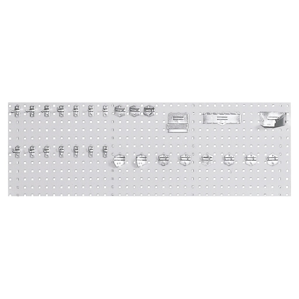 Illustration du produit: Panneau perforé pour tables de travail et établis lxH 1 500 x 450 mm Bedrunka+Hirth